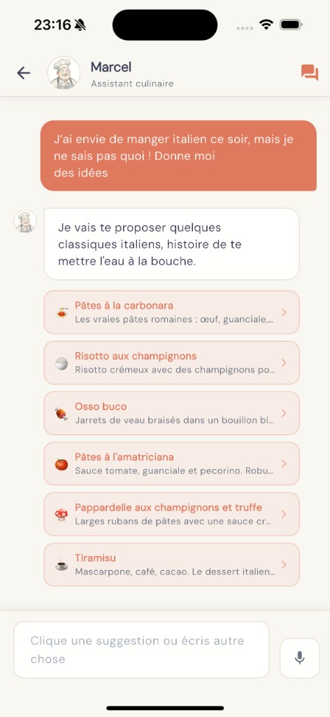 Conversation avec Marcel